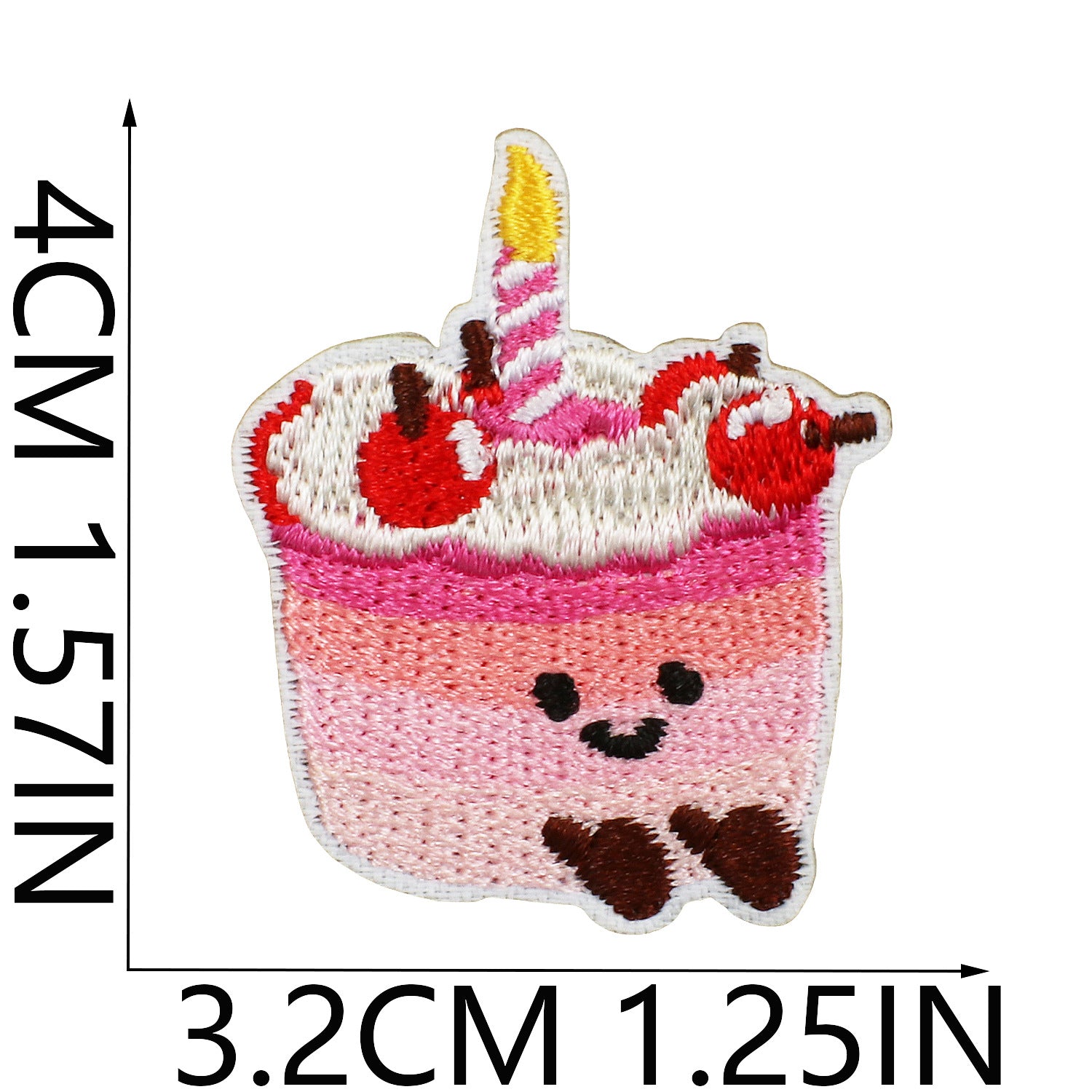 Wholesale Cute Dessert Embroider Cloth Stickers Star Biscuit Stickers Clothes Decoration