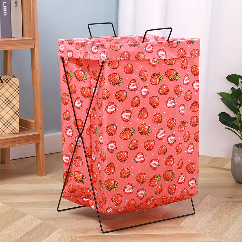 Wholesale Cotton and Linen Thickened Foldable Storage Basket