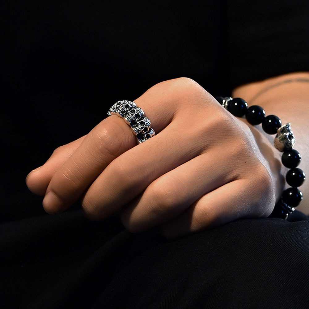 Wholesale Thai Silver Skull Ring