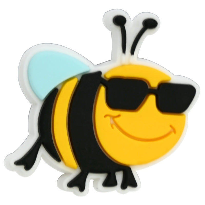 Wholesale   Random 100pcs/pack Cute bee ballpoint pen beads