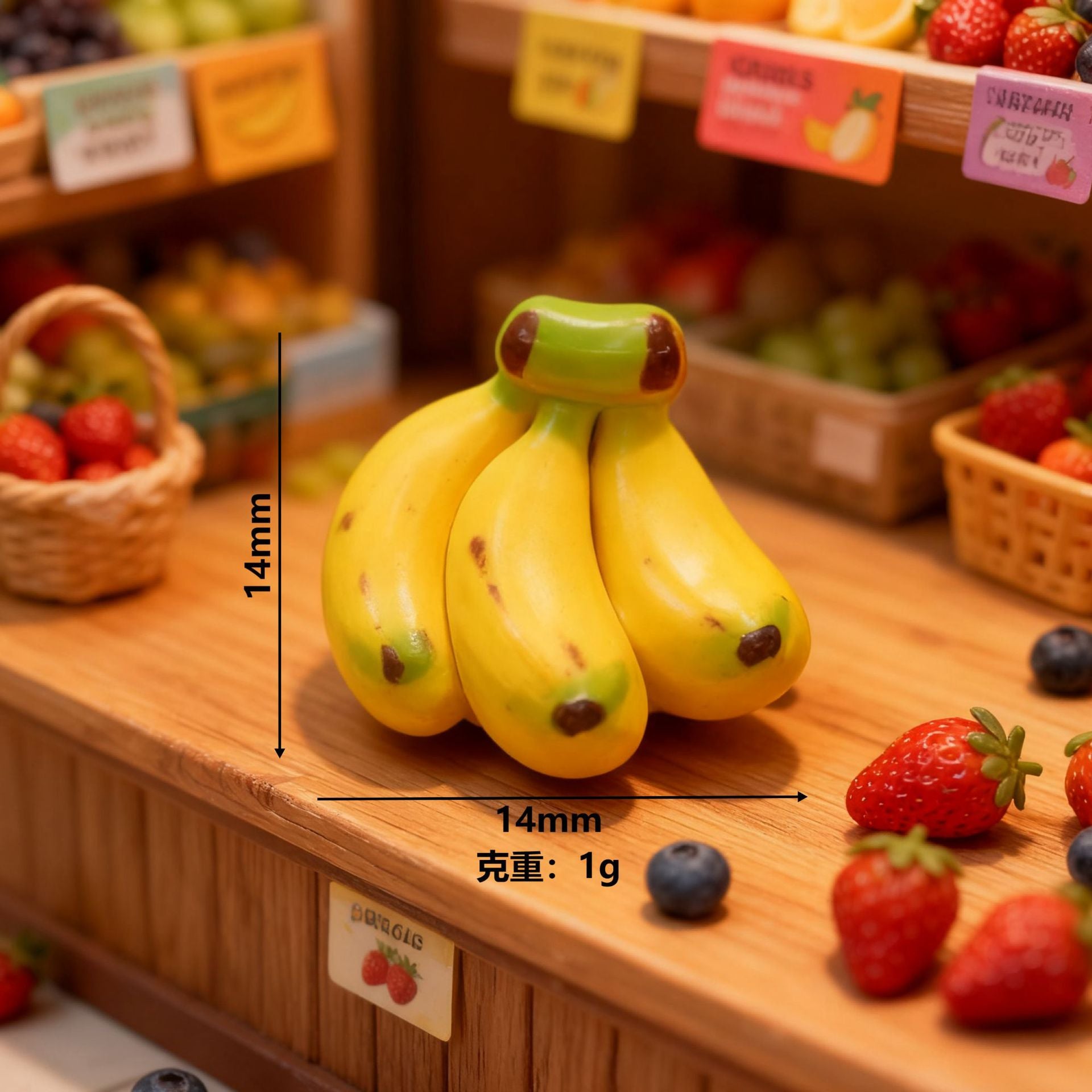 Wholesale 10pcs Micro-Landscape Creative Mini Fruit  Doll Accessories