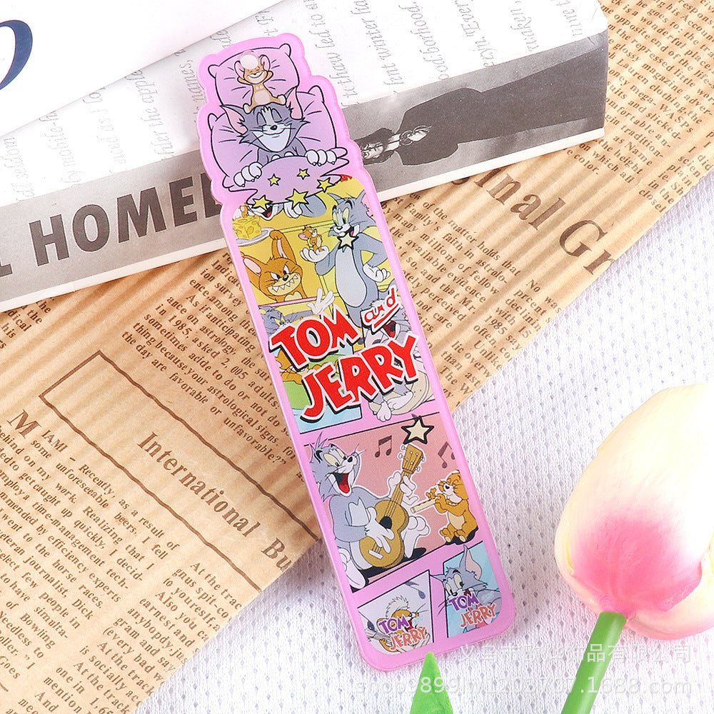 Wholesale 10pcs Cartoon Animal Acrylic Double-Sided Bookmarks