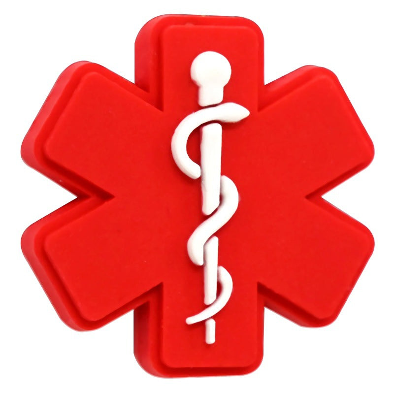 Wholesale  Random 100pcs/pack  Cartoon Medical Nurse Series Beads  Focal Beads