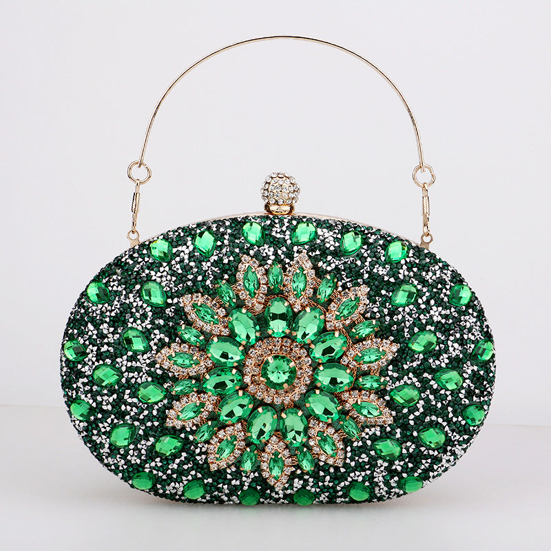 Wholesale Polyester Diamond Evening Bag