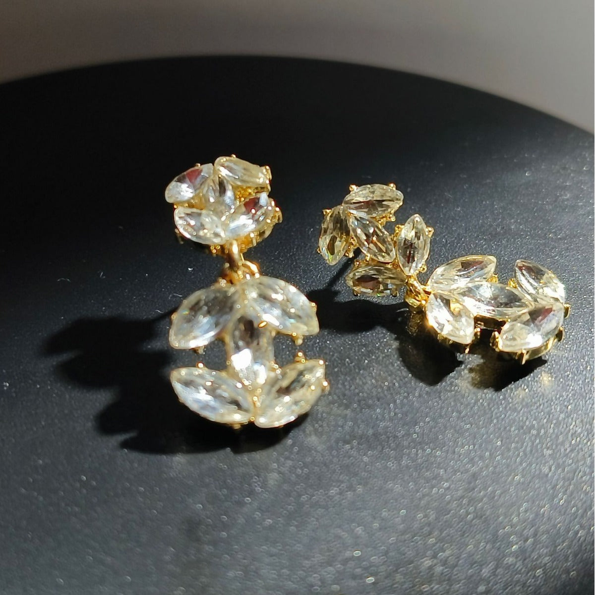 Wholesale Versatile Fashion Zircon Letter Earrings