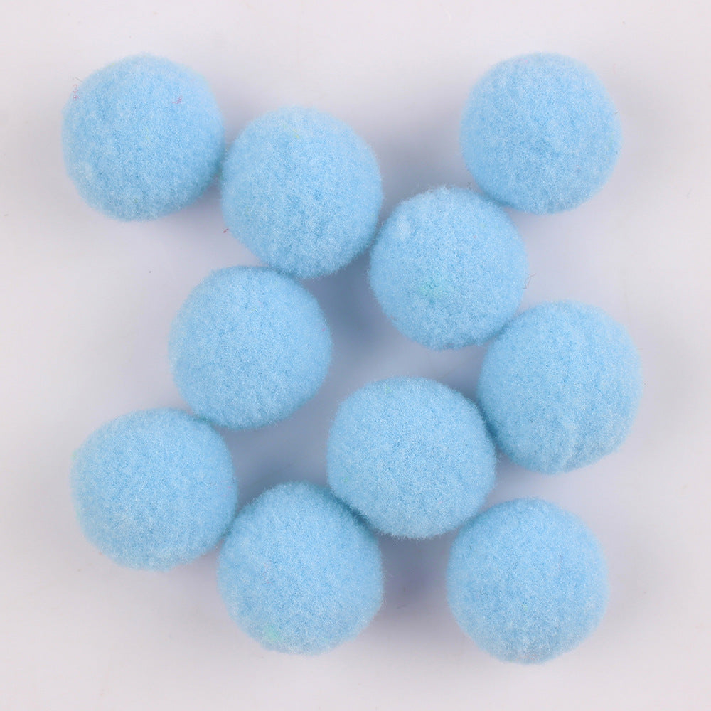 Wholesale 20MM diy handmade materials headdress accessories high elastic wool ball colorful wool ball NO HOLE