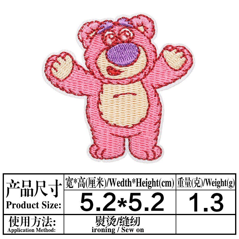 Wholesale cartoon cloth stickers cute DIY patch OLY Exclusive