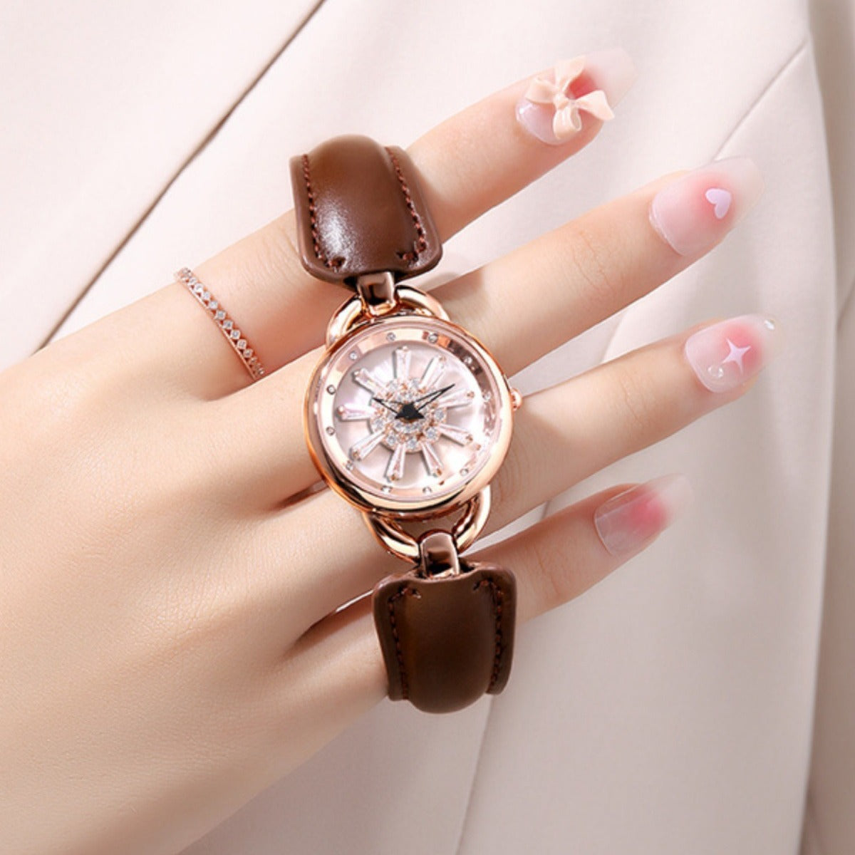 Wholesale When The Watch Is Popular, Come To Run The Snowflake Goddess Waterproof Watch
