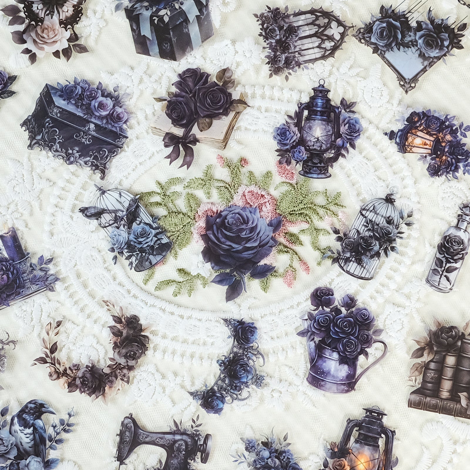 Wholesale 56pcs retro high-end notebook decoration stickers