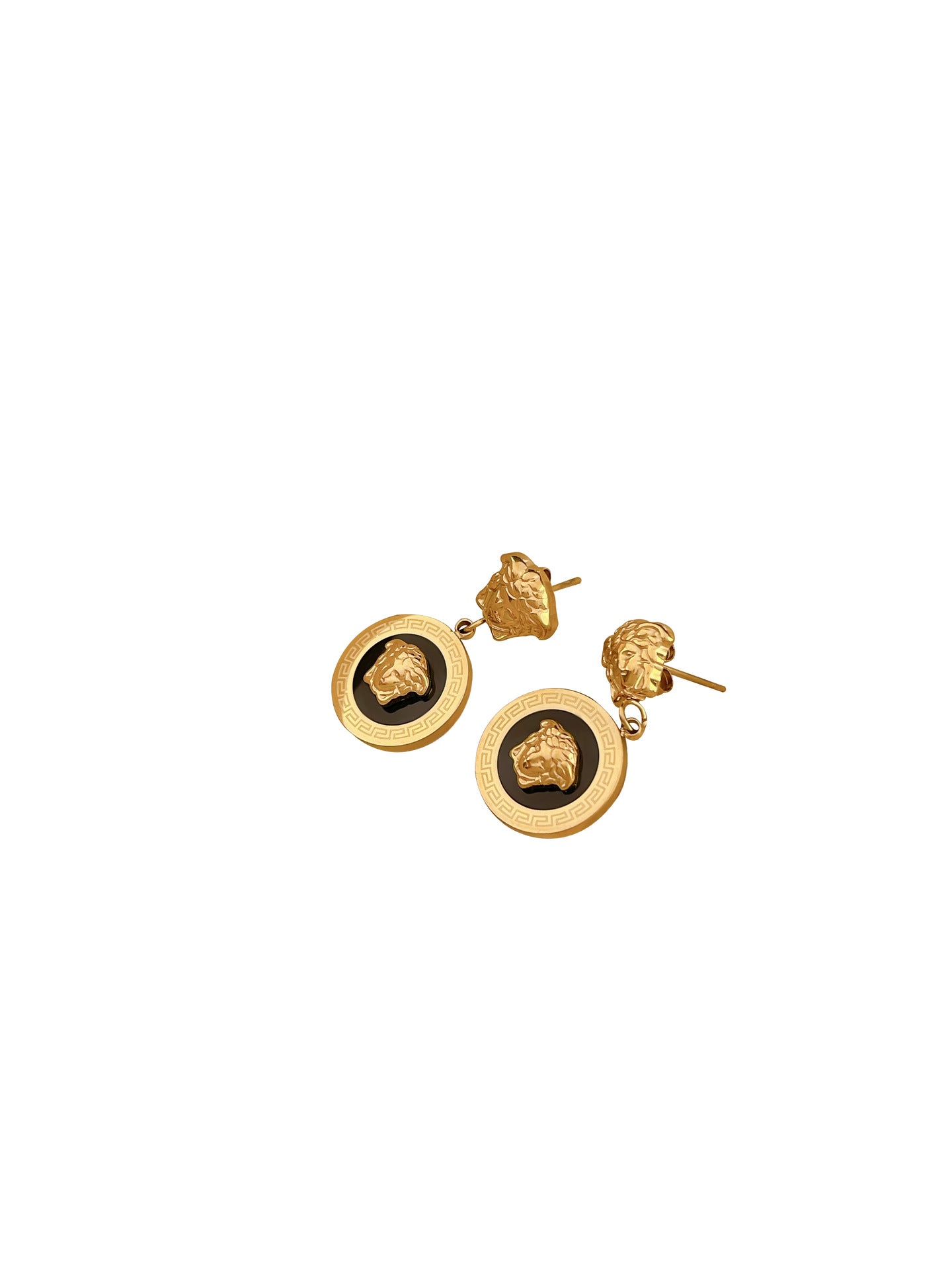 Wholesale Retro High-end Touching Portrait Necklace and Earring Set