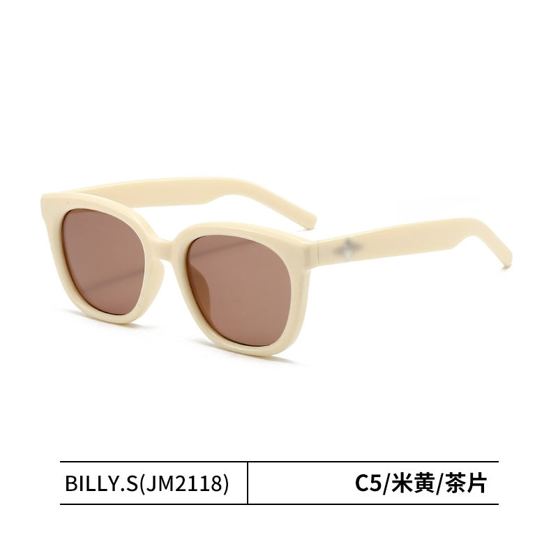 Wholesale Retro black frame star leg sunglasses