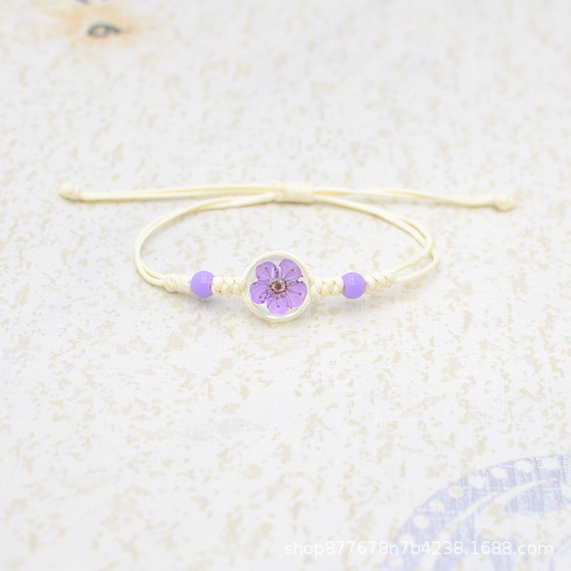 Wholesale Sweet Starry Sky Lace Cherry Blossom Bracelet