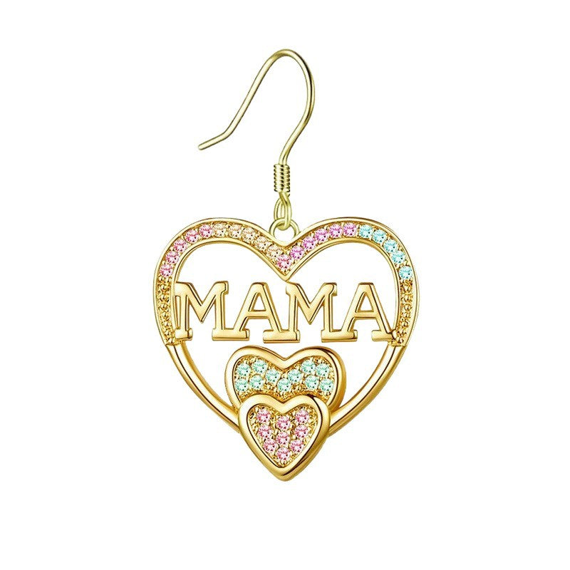 Wholesale Mother' s Day Gift Earrings Exquisite Shiny All-match Luxury Earrings