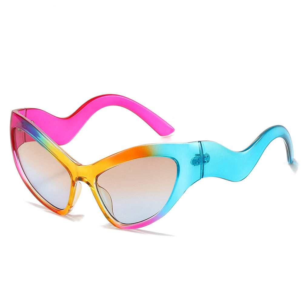 Wholesale Cat Eye Rainbow Sunglasses