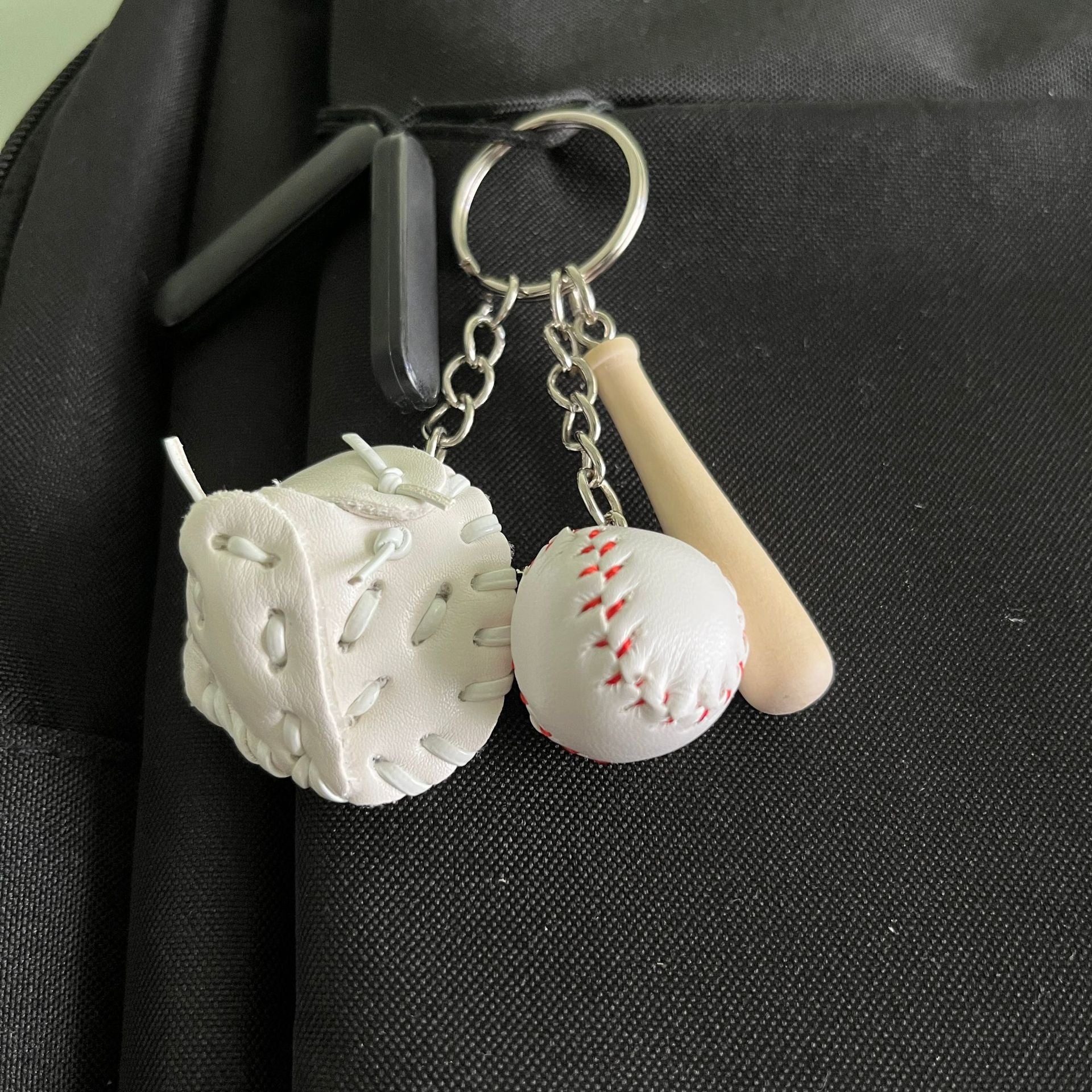 Wholesale Mini Cross-border Explosions Baseball Keychain Bag Pendant Softball Gloves Softball Baseball Pendant