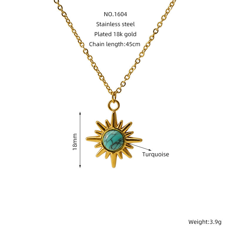 Wholesale Vintage turquoise clavicle necklace