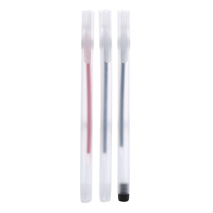 Wholesale Plastic Transparent Matte Rollerball Pen