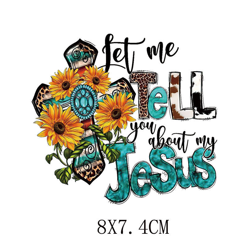 Wholesale Sunflower heat transfer printing UV DTF Ready to Press Transfers Wraps