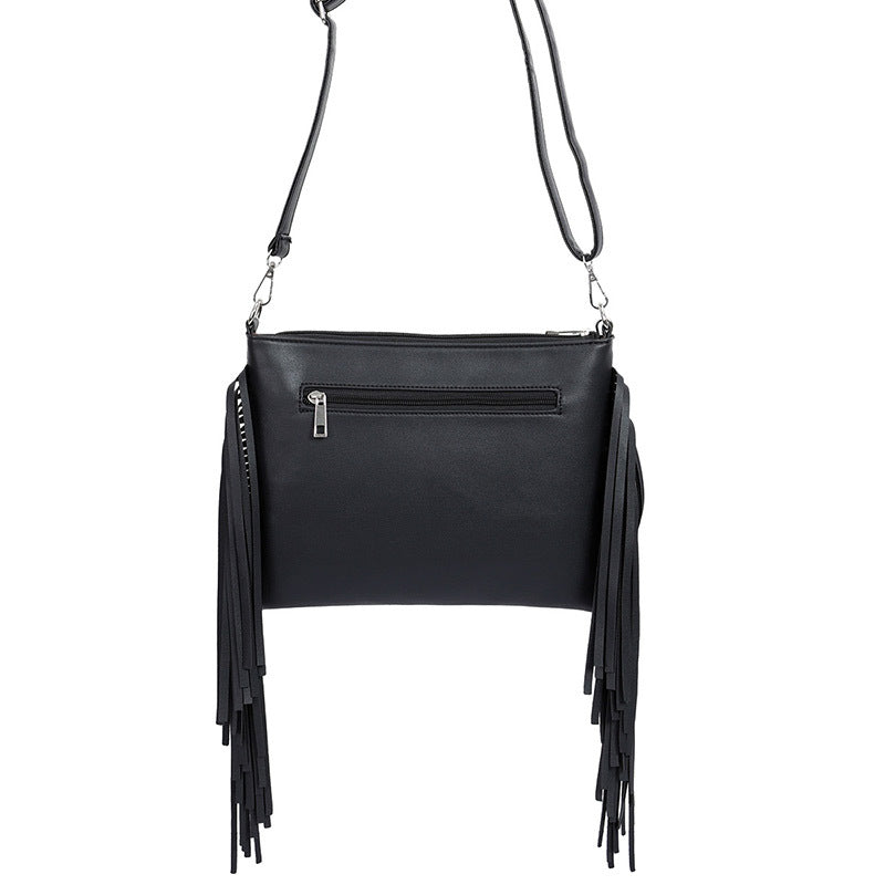 Bolsa de borla de leopardo de PU One One