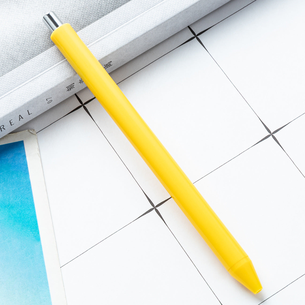 Wholesale Macaron colored press office writing pen