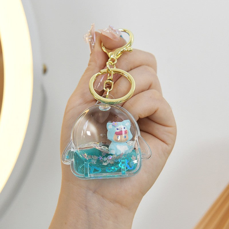 Wholesale Acrylic   Sand Keychain