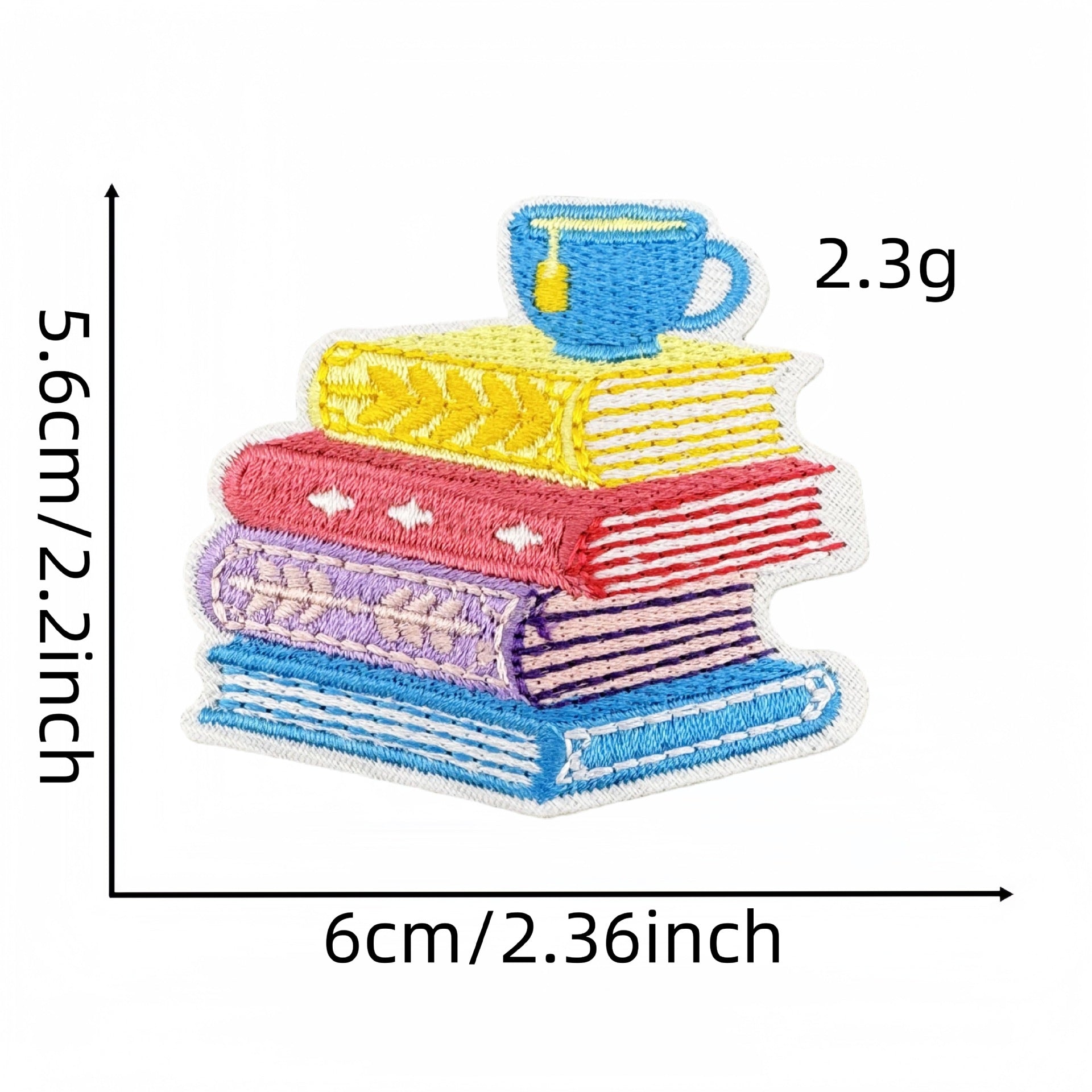 Wholesale Cartoon Book-style Heart Cat Embroidery DIY patches