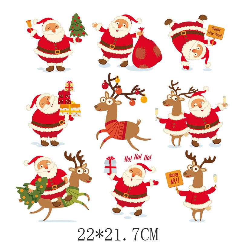 Wholesale Christmas Cartoon Heat Transfer Patterns  UV DTF Ready to Press Transfers Wraps