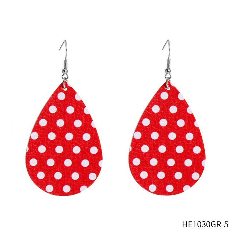 Wholesale Valentine' s Day Sparkling Three Series Heart shaped Acrylic Earrings