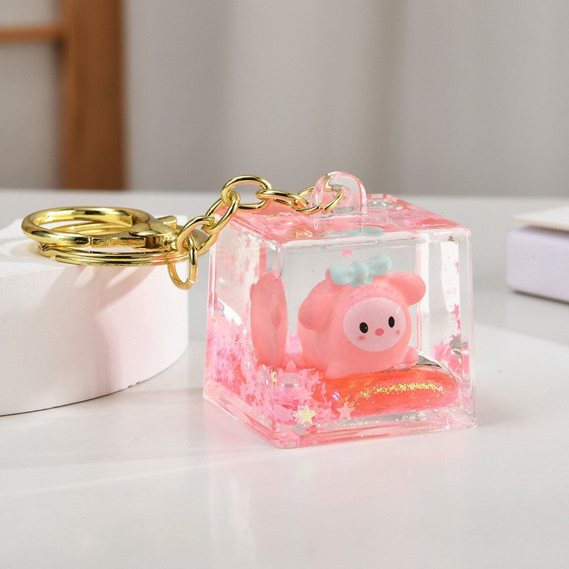 Wholesale Acrylic   Sand Keychain