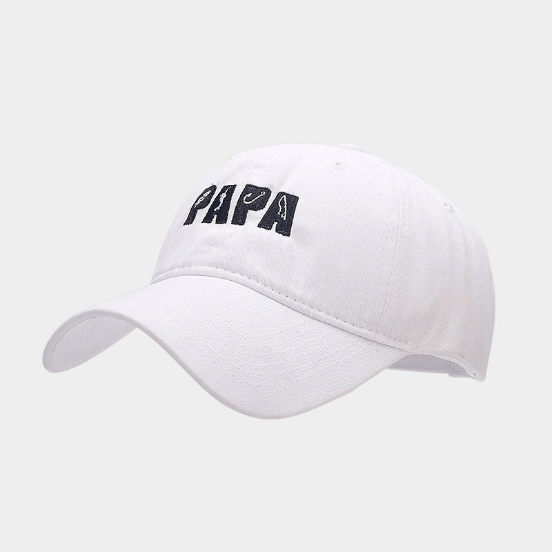 Wholesale PAPA Embroidered Washed Sun Protection Visor Baseball Cap