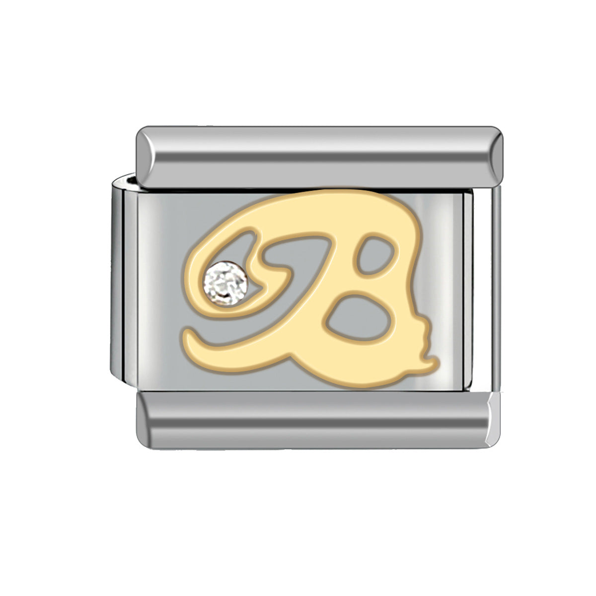 Wholesale Italian Charm Bracelet 9mm DIY Patchwork Detachable Pattern Diamond Set Combination Bracelet