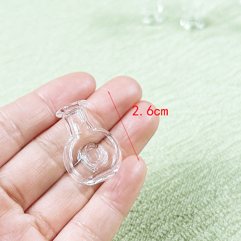 Wholesale 10pcs Doll House dollhouse Simulation Scene Furniture Ornaments Mini Micro Glass Bottle Small Accessories Crafts