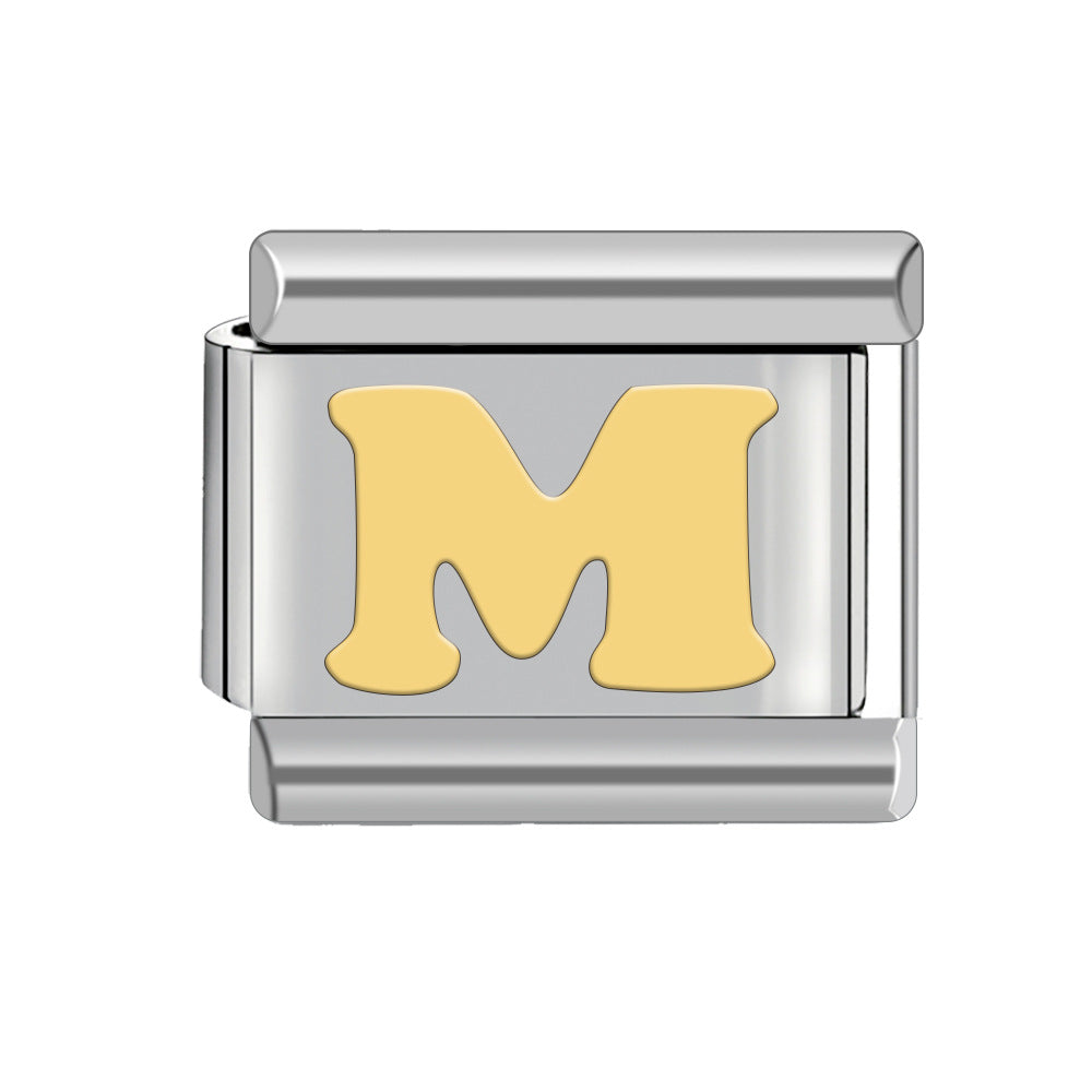 Wholesale Italian Charm Bracelet 9mm DIY Patchwork Detachable Monogram Bracelet