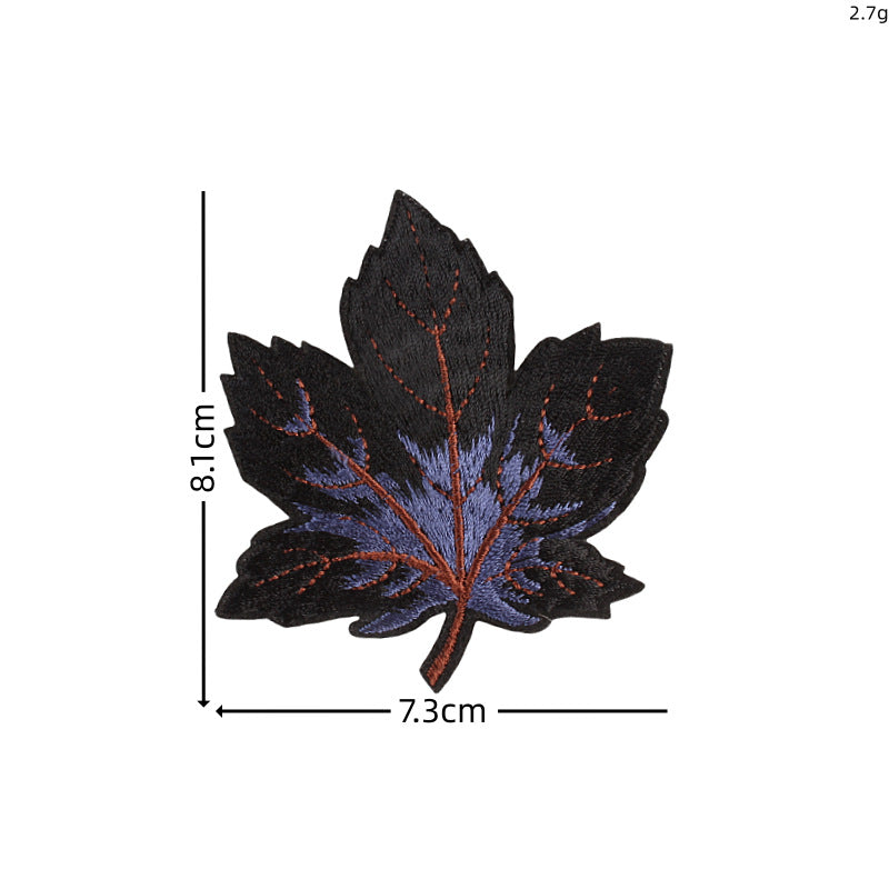 Wholesale Colorful leaves DIY Patches