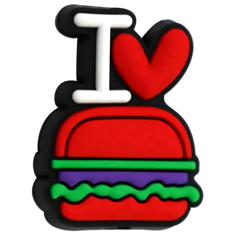 Wholesale  Random 100pcs/pack Cute Cartoon Food Series Beads Focal Beads