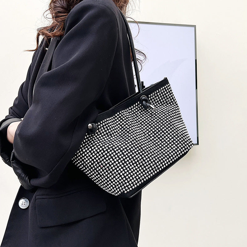 Bolso al por mayor de hombro de diamantes de imitación