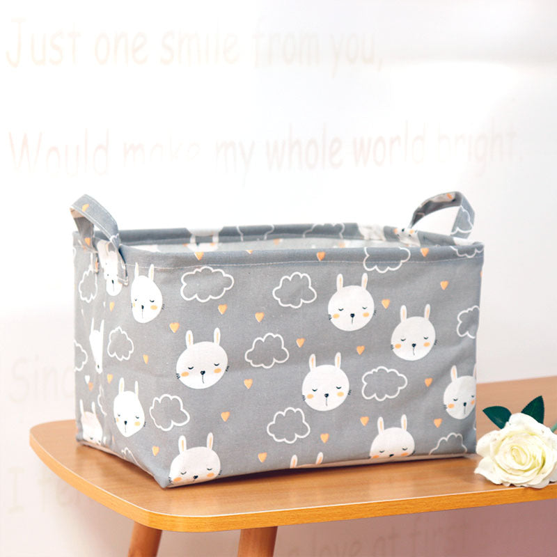 Wholesale Cotton and Linen Cloth Foldable Storage Box