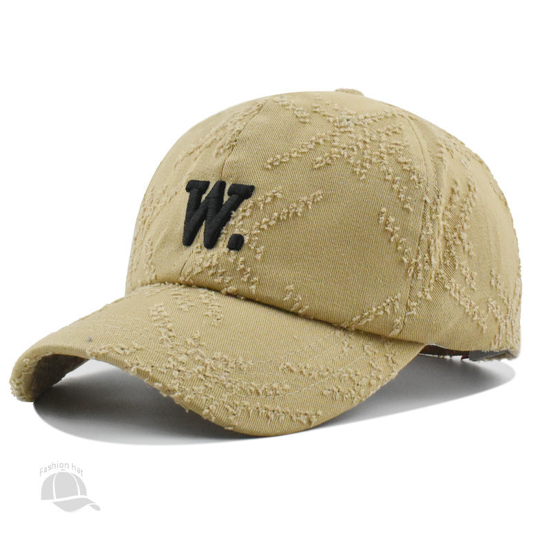 Wholesale Versatile Letter Embroidered Hole Breaking Fashion Summer Outdoor Sunshade Baseball Hat