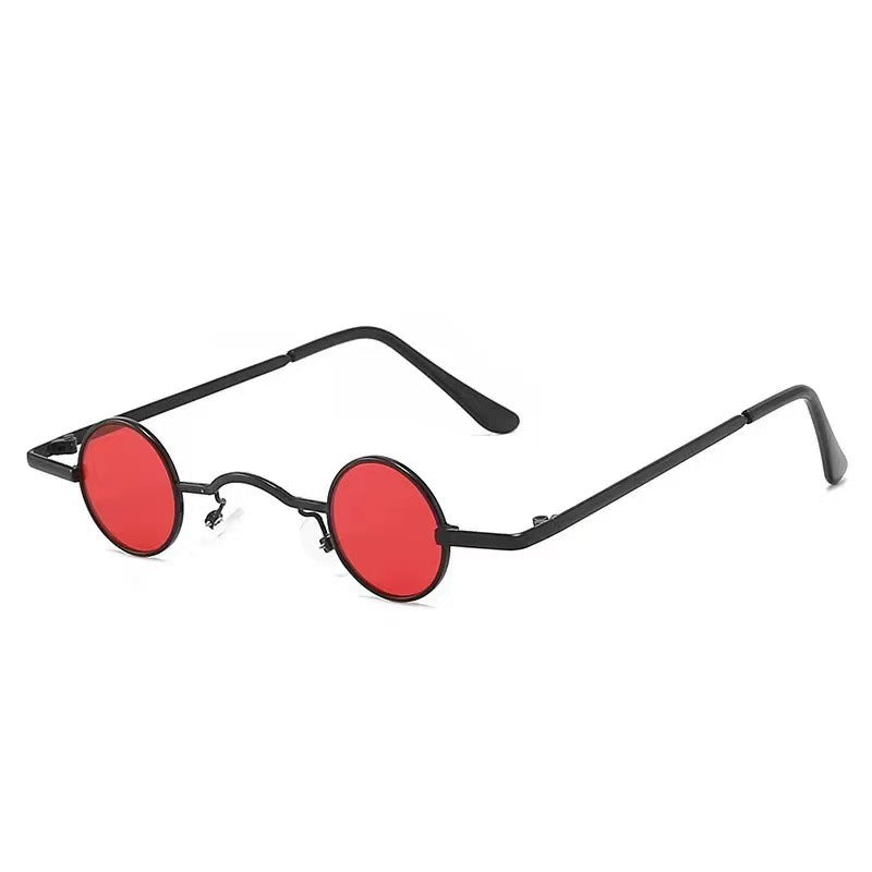 Wholesale Ultra-small frame round retro sunglasses for men and women hip-hop Sunglasses