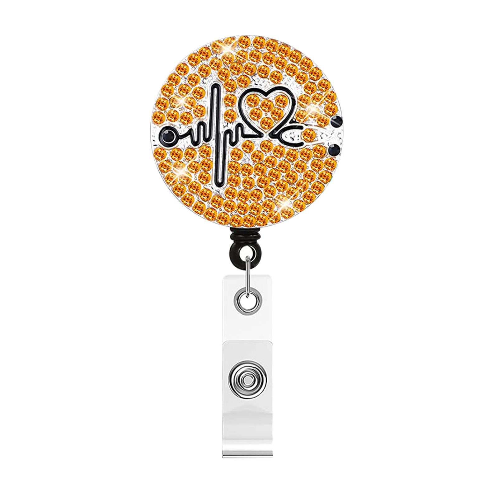 Wholesale Metal Rhinestone Stethoscopes, Electrocardiograms, Crocodile Clips, Badges, Scrolls, Retractable Plastic Keychains