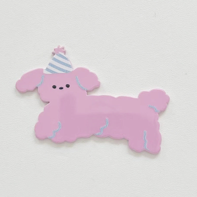 Wholesale 10pcs cute cartoon dogs and cats Acrylic Flatback