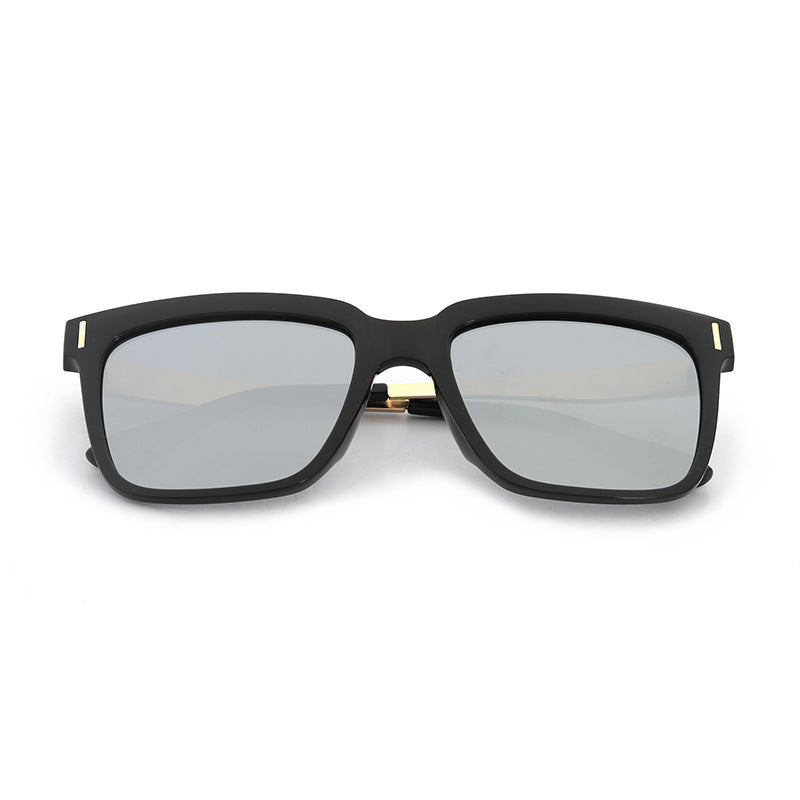 Gafas de sol de PC de marco cuadrado de moda al por mayor