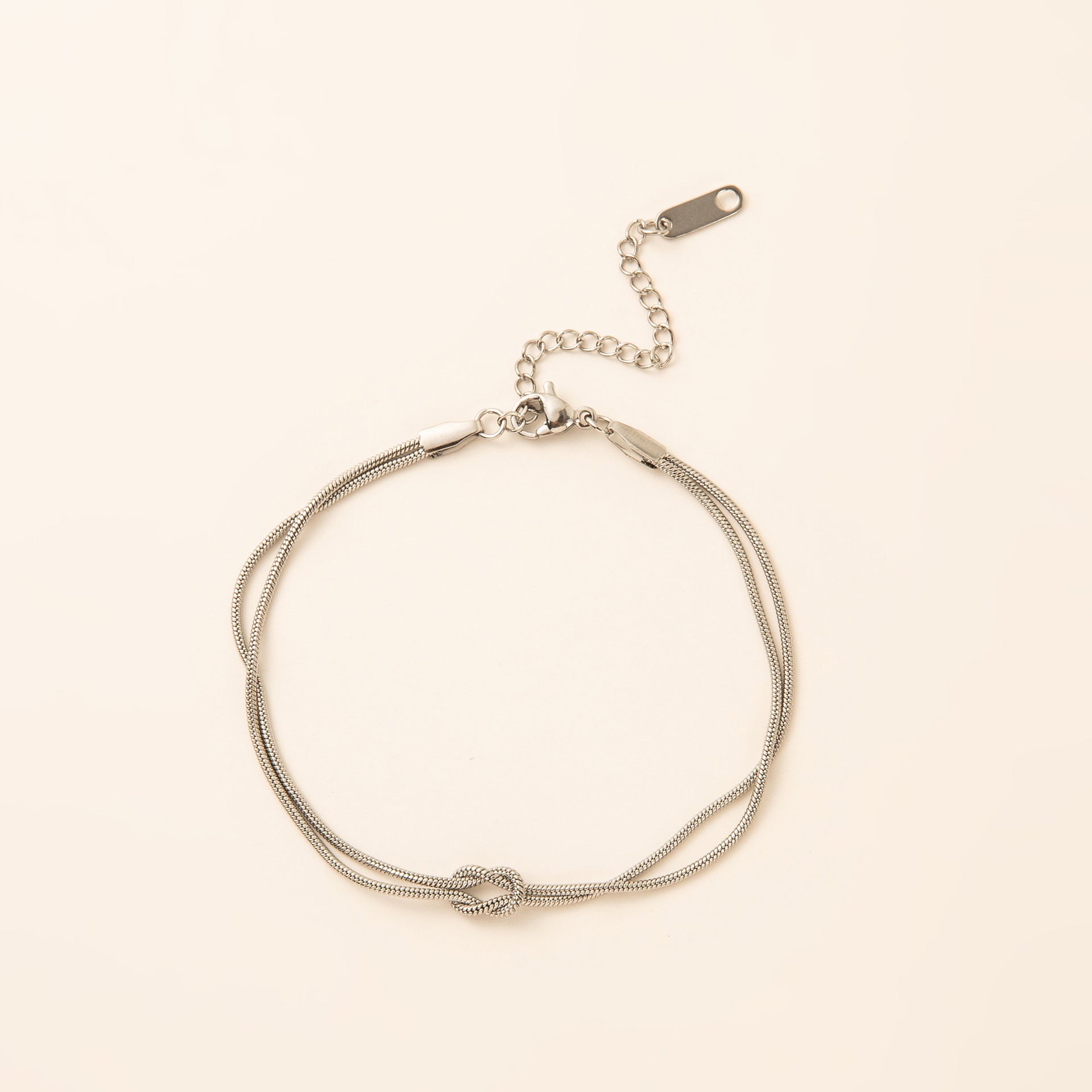 Wholesale Knot snake bone chain herringbone titanium steel bracelet