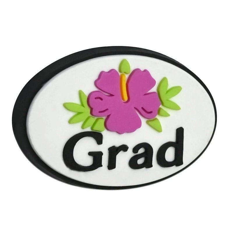 Wholesale Random 100pcs Hat Graduation Season Series Focal Beads