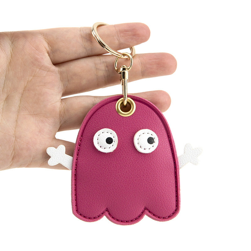 Wholesale Access Control Card Leather Case Keychain