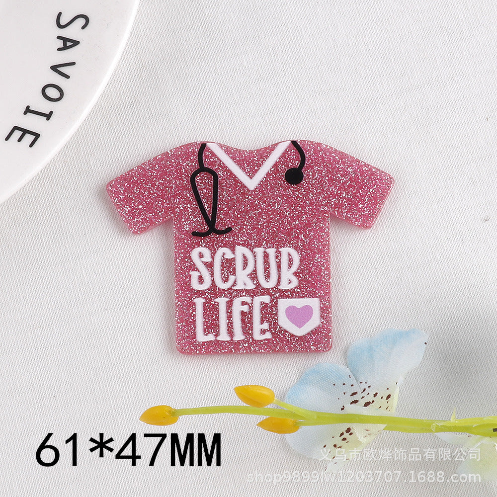 Wholesale 10PCS FlatBack Cartoon Pills Clothes Bottle Pins Cute Things DIY Acrylic Patch