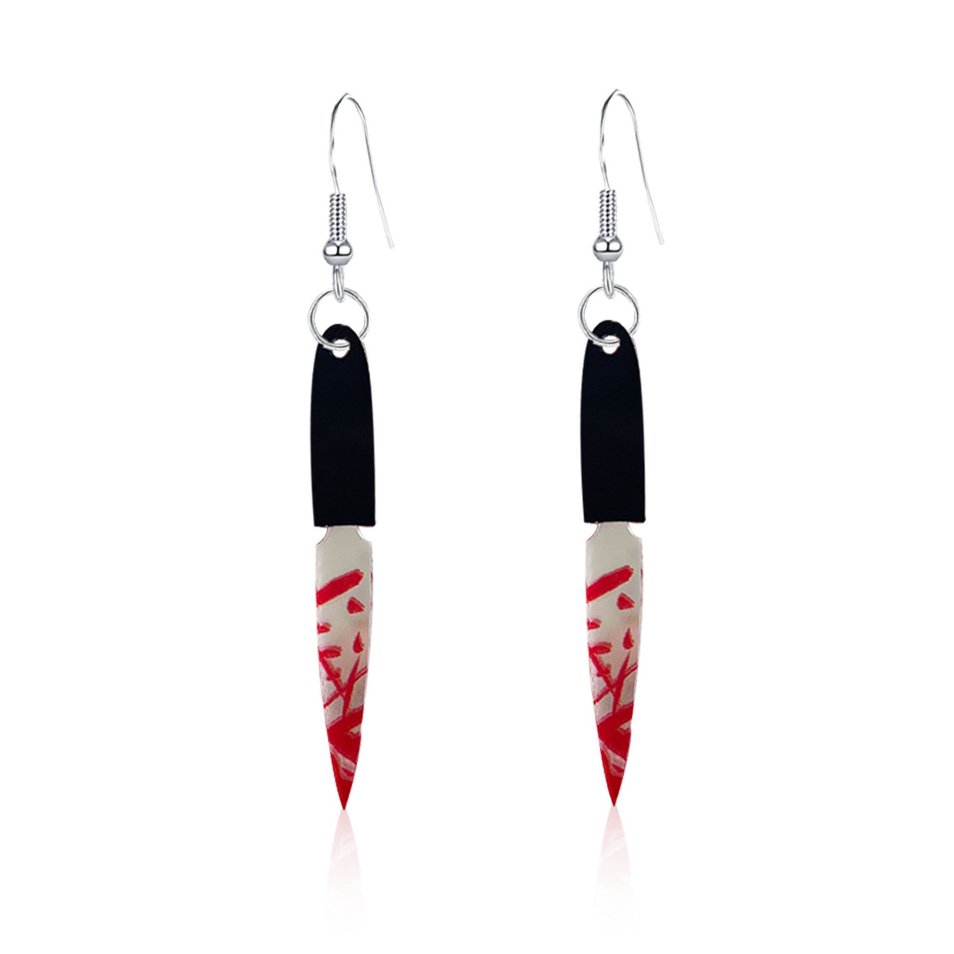 Wholesale Halloween Bleeding Heart Acrylic Earrings