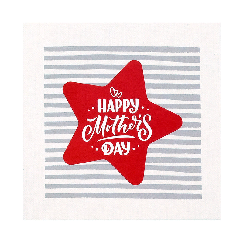 Wholesale of 10pcs/pack Paper Love MINI Square Mother's Day Greeting Cards