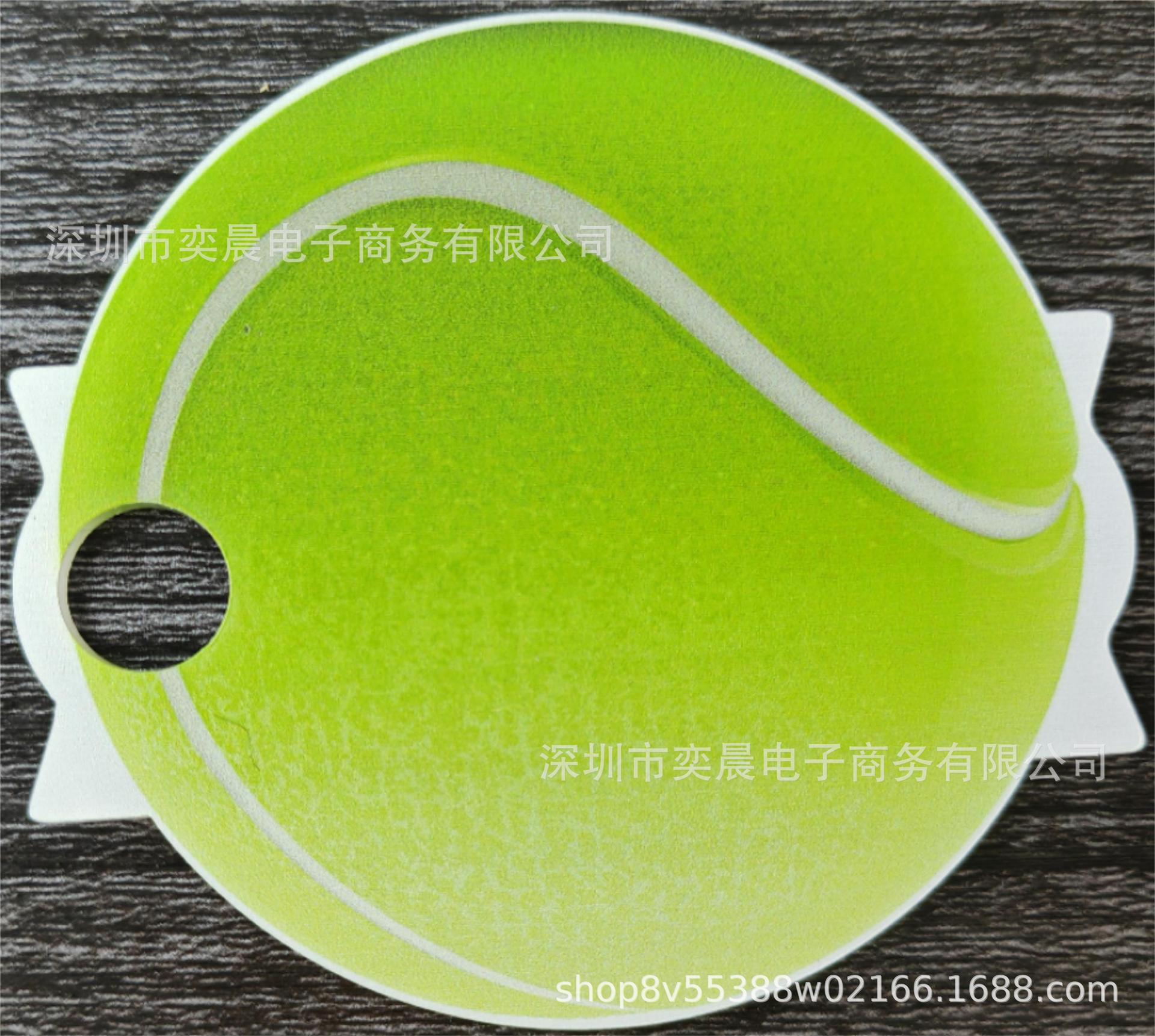 Wholesale New sports ball series acrylic baseball cup lid decorated with brand-name plates