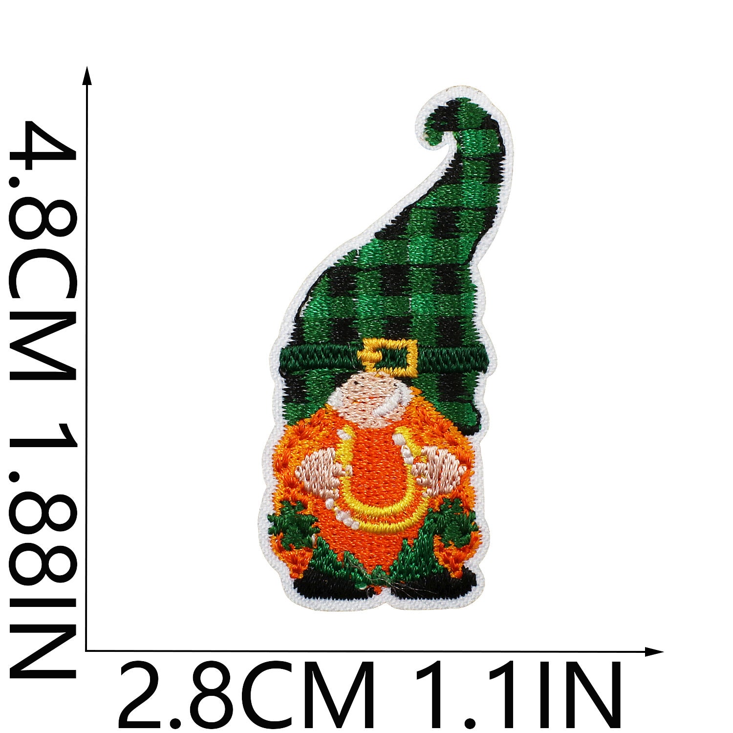 Wholesale St.  Patrick' s Day Rainbow Beer Clover Embroidery DIY Patches